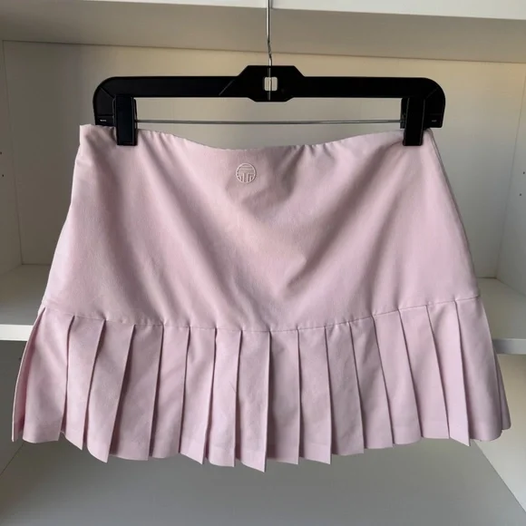 TORY BURCH SPORT Pink Pleated Miniskirt - Picture 6 of 10